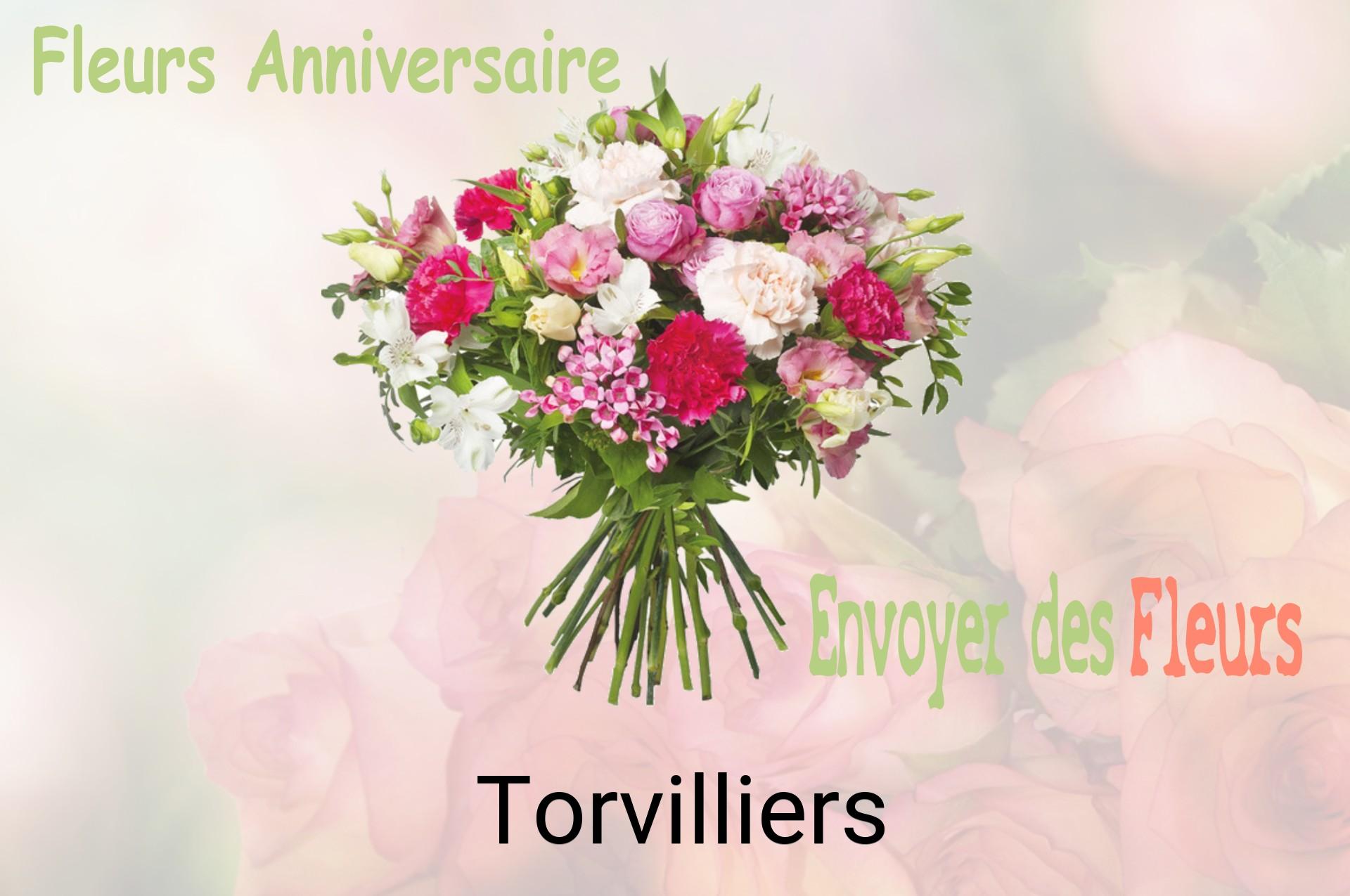 Bouquet de fleurs d’anniversaire livré à Torvilliers