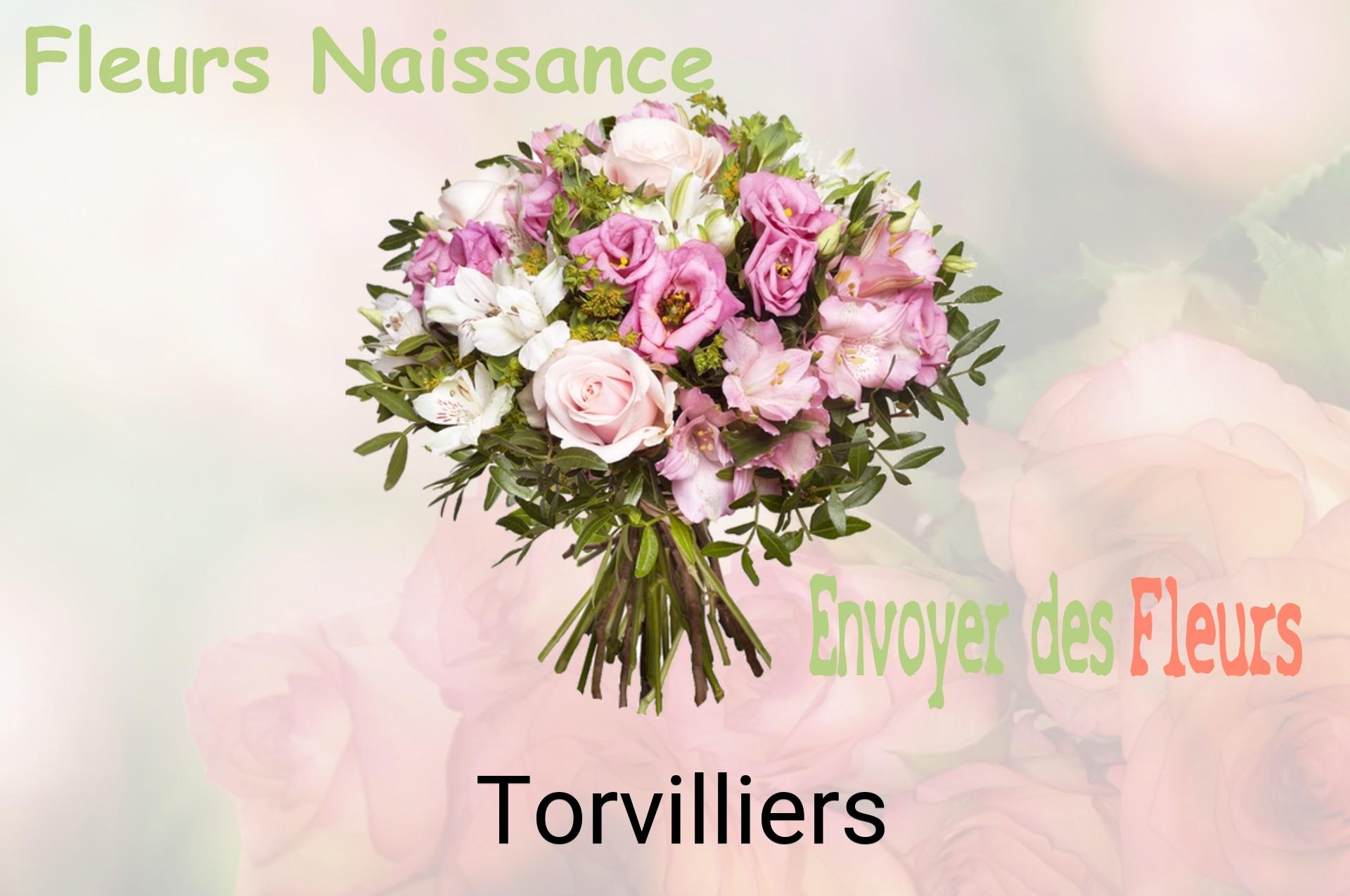 Bouquet de fleurs de naissance livré à Torvilliers